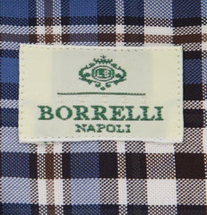 Luigi Borrelli Blue Plaid Shirt - Extra Slim - (65461RIOPT1) - Parent