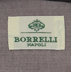 Borrelli Brown Solid Shirt - Extra Slim - 15.75/40 - (EVS10360RIO)