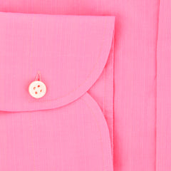 Luigi Borrelli Pink Solid Shirt - Extra Slim - (EV061143N35) - Parent