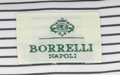 Luigi Borrelli Black Shirt - Extra Slim - 15.75/40 - (EV06309490QUINTO)