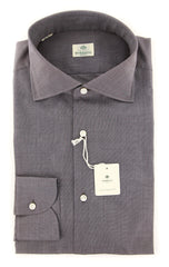 Luigi Borrelli Gray Melange Cotton Shirt - Extra Slim - 16/41 - (K4)