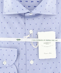 Luigi Borrelli Blue Stars Shirt - Extra Slim - (72LB4765) - Parent