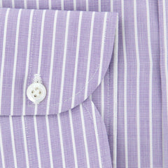 Luigi Borrelli Purple Shirt - Extra Slim - (EV0629780STEFANO) - Parent