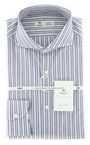 Luigi Borrelli Navy Blue Shirt - Extra Slim