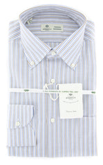 Luigi Borrelli Multi-Colored Shirt - Extra Slim - 15.75/40 - (60LB2693)