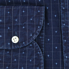 Borrelli Midnight Navy Blue Fancy Shirt - Extra Slim - (2018022212) - Parent