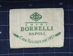 Borrelli Midnight Navy Blue Fancy Shirt - Extra Slim - (2018022212) - Parent
