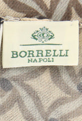 Luigi Borrelli Brown Foulard Long Scarf - 78" x 26" - (FB70FI120231)