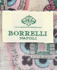 Luigi Borrelli Beige Floral Long Scarf - 26" x 76" - (FI120354)