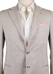 Luigi Borrelli Cream Silk Fancy Sportcoat - (SA926175) - Parent