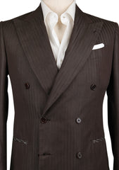 Luigi Borrelli Brown Wool Striped Sportcoat - (LBSPT512502339) - Parent
