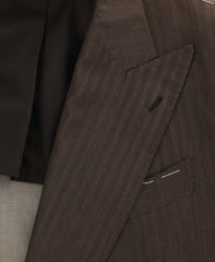 Luigi Borrelli Brown Wool Striped Sportcoat - (LBSPT512502339) - Parent