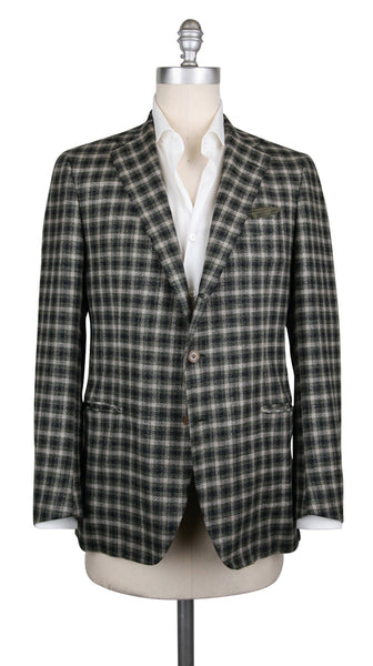 Luigi Borrelli Green Wool Blend Sportcoat - (LBSPT138750) - Parent