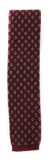 Luigi Borrelli Burgundy Red Fancy Tie - 2.5" x 58" - (MD60TI12161)