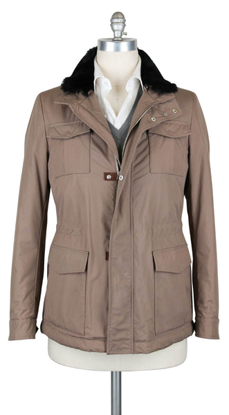 Luigi Borrelli Brown Jacket - Size 40 (US) / 50 (EU) - (OW01101G00160)