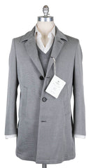 Luigi Borrelli Light Gray Coat - Size M (US) / 50 (EU) - (OW01115G00530)