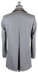 Luigi Borrelli Light Gray Coat - Size M (US) / 50 (EU) - (OW01115G00530)