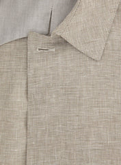 Luigi Borrelli Brown Shephard's Check Jacket - 40/50 - (OW2101G100660)