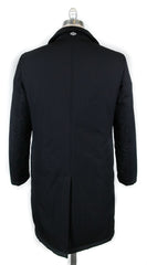 Luigi Borrelli Black Nylon Solid Coat - (LB721175) - Parent