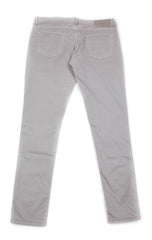 Luigi Borrelli Beige Solid Pants - Super Slim - 34/50 - (PAR20510573)