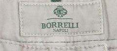 Luigi Borrelli Beige Solid Pants - Super Slim - 35/51 - (PAR29310523)