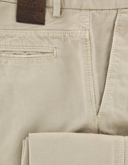 Luigi Borrelli Beige Solid Pants - Super Slim - 33/49 - (PETJ0160060)