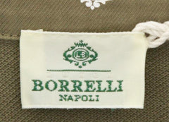 Luigi Borrelli Brown Piqu? Polo - Size M (US) / 50 (EU) - (PL101TC51)
