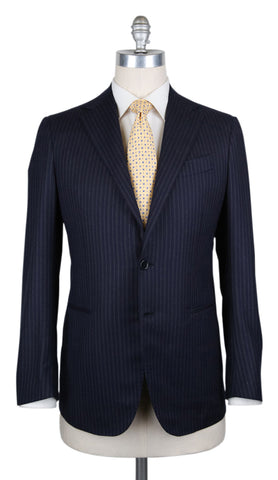 Luigi Borrelli Midnight Navy Blue Suit