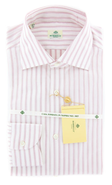 Luigi Borrelli Pink Shirt - Extra Slim - (SHRTPNKX56) - Parent
