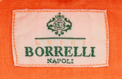 Luigi Borrelli Orange Solid Linen Shirt - Slim - (LB4223) - Parent