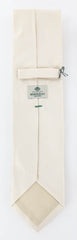 Luigi Borrelli Cream Solid Tie - 3.25" x 58" - (TIE4F)