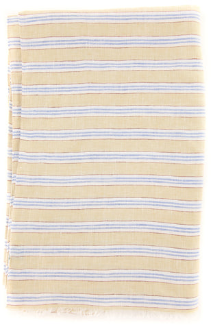 Luigi Borrelli Beige Linen Scarf