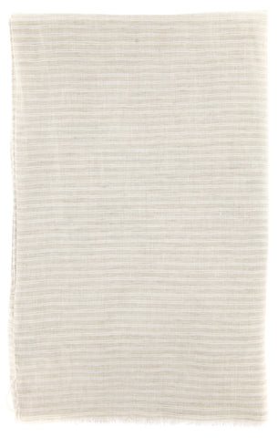 Luigi Borrelli Beige Linen Scarf