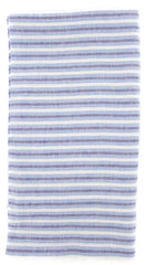 Luigi Borrelli Blue Striped Long Scarf - 70" x 27" - (LBSS12106)