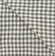 Luigi Borrelli Dark Green Check Long Scarf - 68" x 27" - (LBSS1244)