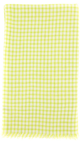 Luigi Borrelli Green Linen Scarf