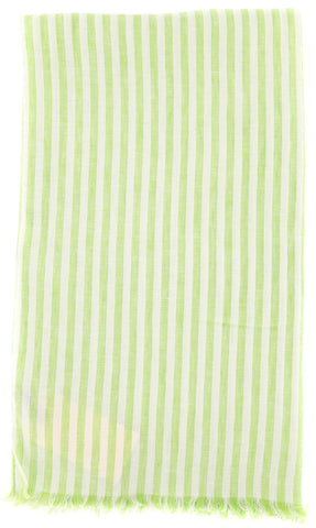 Luigi Borrelli Green Linen Scarf