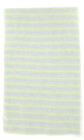 Luigi Borrelli Green Linen Scarf