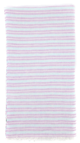 Luigi Borrelli Lavender Purple Linen Scarf
