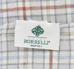 Luigi Borrelli Gray Check Long Scarf - 27" x 60" - (LBSS1257)