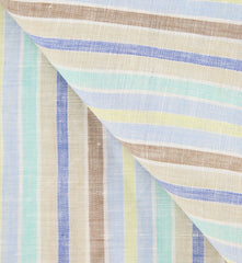 Luigi Borrelli Multi-Colored Striped Long Scarf - 68" x 27" - (LBSS12200)