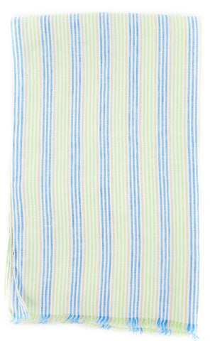 Luigi Borrelli Multi-Colored Linen Scarf