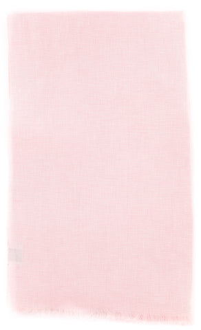 Luigi Borrelli Pink Linen Scarf