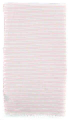 Luigi Borrelli Pink Linen Scarf