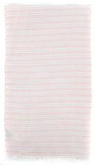 Luigi Borrelli Pink Striped Long Scarf - 56" x 27" - (LBSS12108)