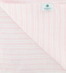 Luigi Borrelli Pink Striped Long Scarf - 56" x 27" - (LBSS12108)