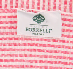 Luigi Borrelli Pink Striped Long Scarf - 58" x 27" - (LBSS12142)