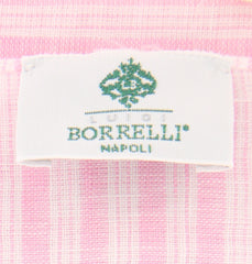 Luigi Borrelli Pink Striped Long Scarf - 68" x 27" - (LBSS12190)