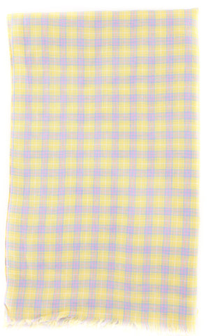 Luigi Borrelli Yellow Linen Scarf