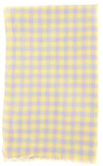 Luigi Borrelli Yellow Plaid Long Scarf - 76" x 27" - (LBSS1272)